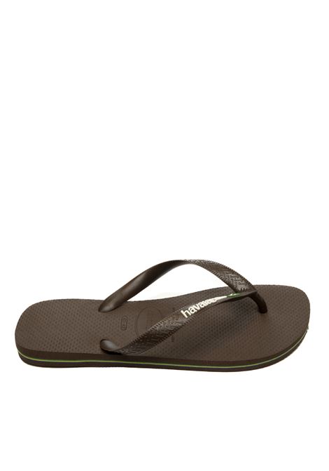 sandalo brasil logo marrone HAVAIANAS | 4110850BRASIL LOGO-2673